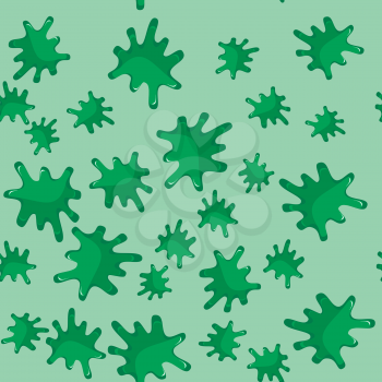 Green blot cartoon seamless texture 617