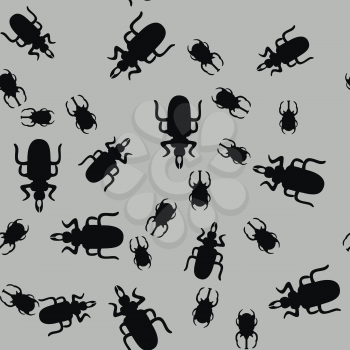 Beetle insect seamless texture 662