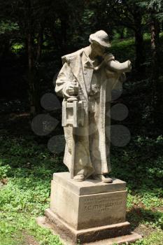 Tomas Garrigue Masaryk statue in Prague Czech 7915