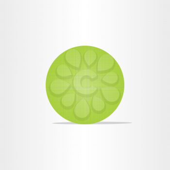 abstract green net globe circle design