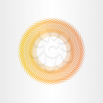 yellow abstract circle background design