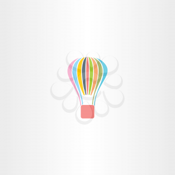 colorful parachute logo vector icon sport 