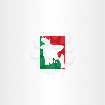 bangladesh logo map vector icon design