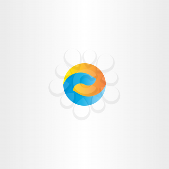abstract tech business circle letter z logo 