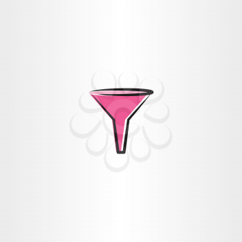 funnel vector icon symbol