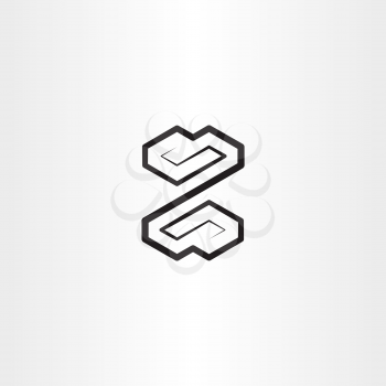 letter z vector black logo symbol design