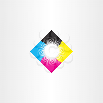 print logo icon cmyk symbol element