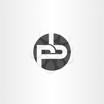 black letter p and b pb logo