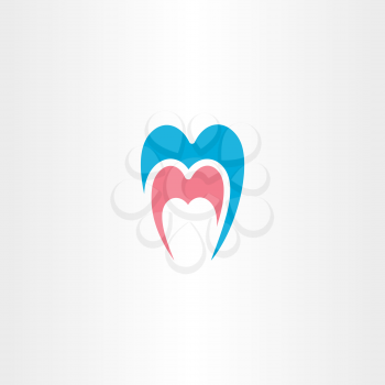 dentist tooth logo symbol element