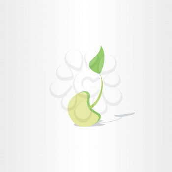 seed growth icon vector design element