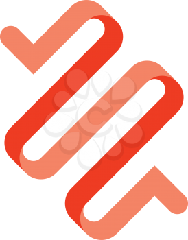 human intestine logo icon vector element