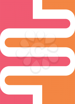 human intestine vector logo icon