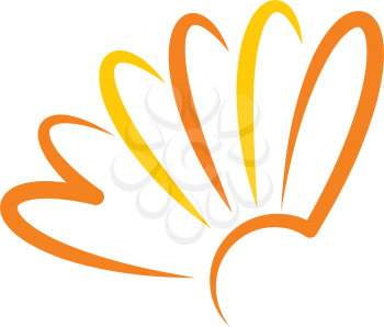 marigold logo flower icon vector design