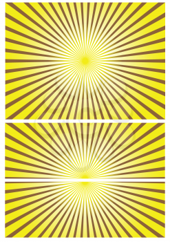 Sun rays to modify your cover, box, background