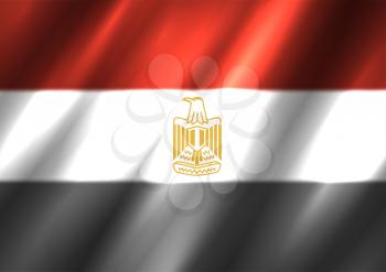 Egypt flag background. Country Egyptian standard banner backdrop
