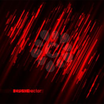 Glitch blood bright light red conflict background. Medicine cut hematic blot maroon glitched vector design backdrop