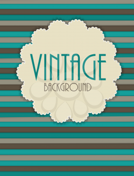 Retro Vintage Background Template Vector Illustration EPS10