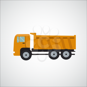 Ftat Truck Vector Illustration EPS10
