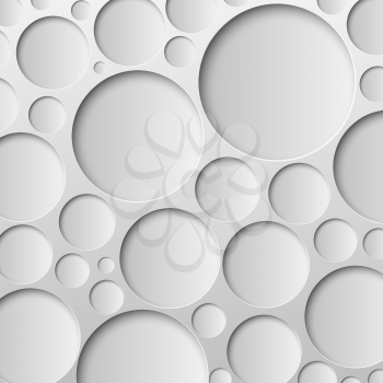 Gray Abstract Circle Background  Vector Illustration. EPS10
