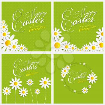 Happy Easter Spring Background Illustration EPS10
