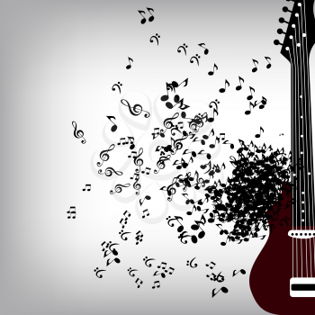 Abstract Music Background Vector Illustration for Your Design EPS10