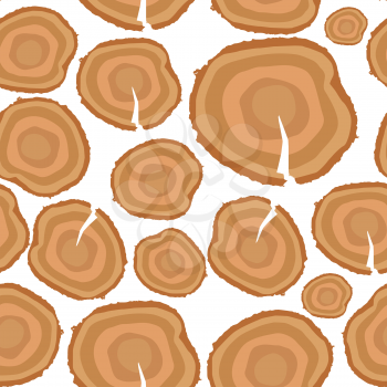 Stump. Muzzle. Seamless Pattern Background. Vector Illustration. EPS10