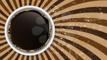 Dark Abstract Coffee Background Vector Illustration. EPS10