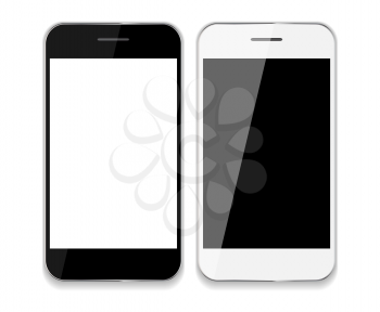 Abstract Design Mobile Phones . Vector Illustration EPS10