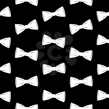 Bow Tie Seamless Pattern, Father s Day Background Vector Illustration EPS10