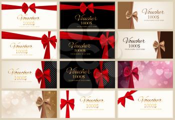 Gift Voucher Template For Your Business. Vector Illustration EPS10
