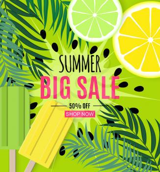 Abstract Summer Sale Background. Vector Illustration EPS10