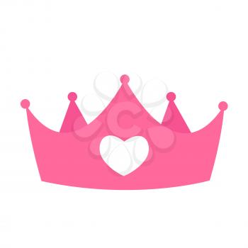 Princess Crown Icon. Vector Illustration. EPS10