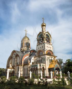Church of the Holy Prince Vladimir on Mount Grapevine, Russia, Sochi, outdoors shot