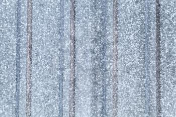 Gray galvanized ridged steel sheet, flat background photo texture