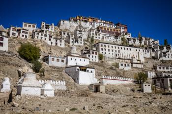 Thiksey Monastery is a Tibetan Buddhist monastery in Ladakh, India.