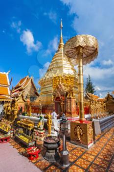 Wat Phra That Doi Suthep is a Theravada buddhist temple in Chiang Mai Province, Thailand