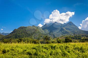 Doi Luang Chiang Dao is a limestone mountain (the third highest in Thailand) in the Chiang Dao National Park, Thailand