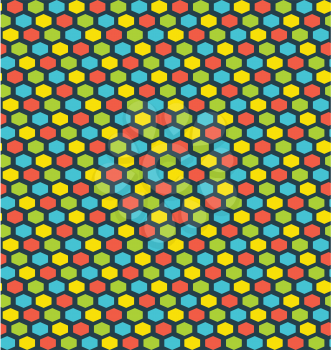 Seamless mosaic abstract pattern