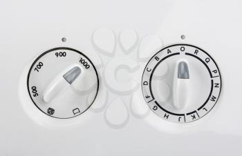 Control panel of a washing machine