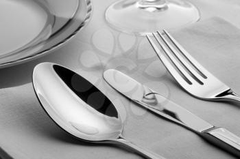 Closeup of splendid cooking utensils  on the table
