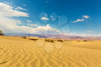 Panoramic view on Death Valley National Park, California, USA