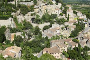 view of ancient French village of Gordes
