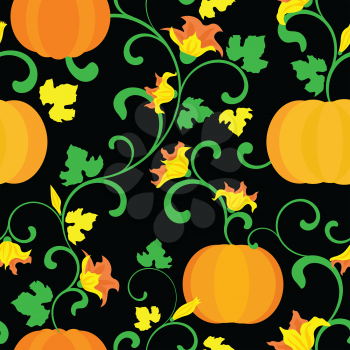 Halloween background. Seamless pattern