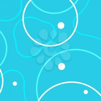 Vector background with abstract circles and patterns.