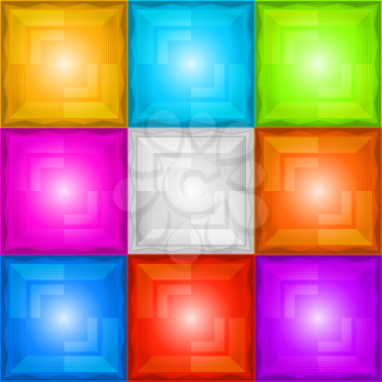Abstract Seamless Background, Modern Futuristic Geometric Techno Design. Vector Eps10, Contains Transparencies