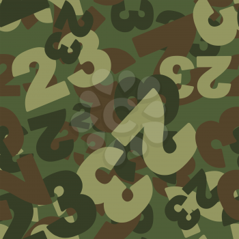 23 February camoflauge. Defenders day military seamless pattern. Texture for soldiers from 23 digits. Army protective background.
