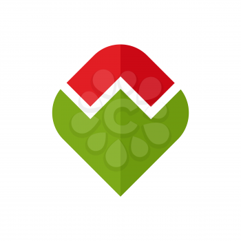 Poppy logo. Red flower emblem. Symbol Flower Shop
