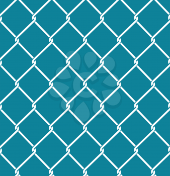 Rabitz seamless pattern. Mesh netting ornament. Mesh fence background
