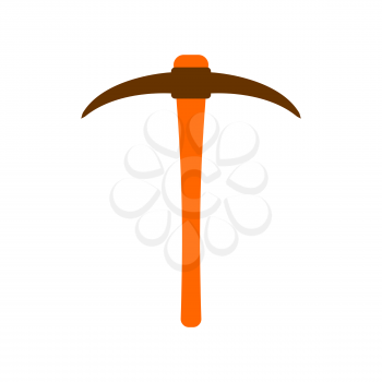 Pickaxe isolated. tool miner on white background. Vector illustration
