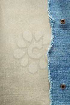 blue jeans texture on table background